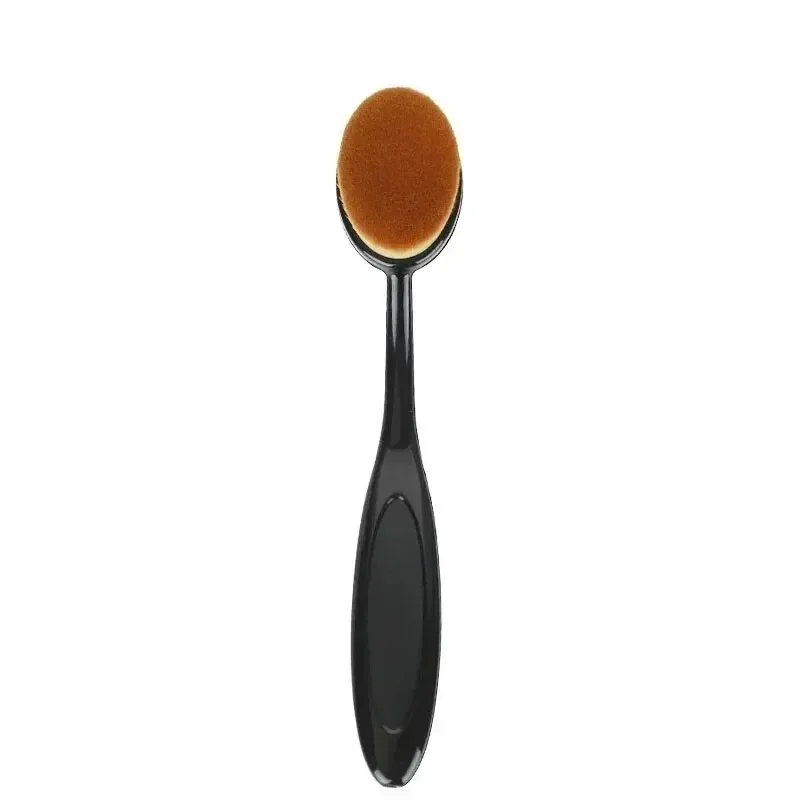 Brocha Ovalada para base de maquillaje, cepillo de dientes grande, aplicación rápida impecable, crema líquida en polvo, protector solar