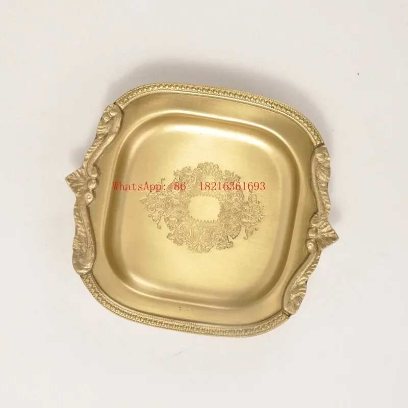 2006GOOD High End Square Storage Dry Fruit Tray, Nordic Classical Jewelry Tray Decoration