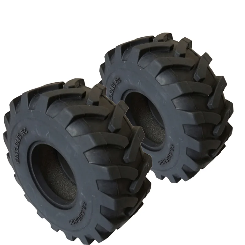 JDMODEL 2pcs Herringbone Pattern Tire for 1/14 Tamiya RC Truck for SCANIA 770S VOLVO BENZ Arocs MAN TGXCar Accessories # JDM-127
