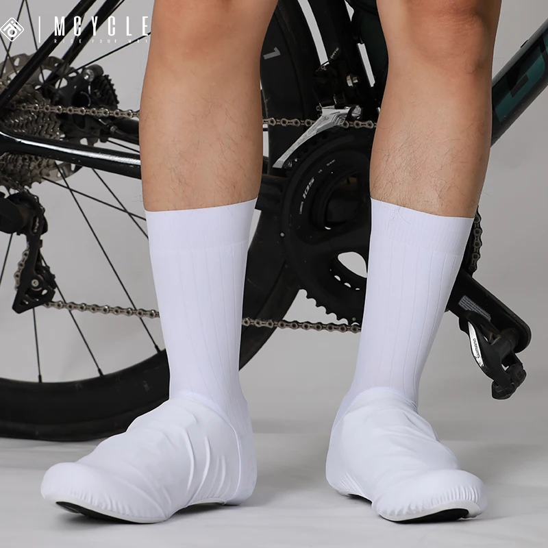 

Mcycle No Logo Cycling Overshoes Breathable Cycling Shoes Covers Road Bike Shoes Cover PU Neoprene Waterproof Bike Shoes Cover
