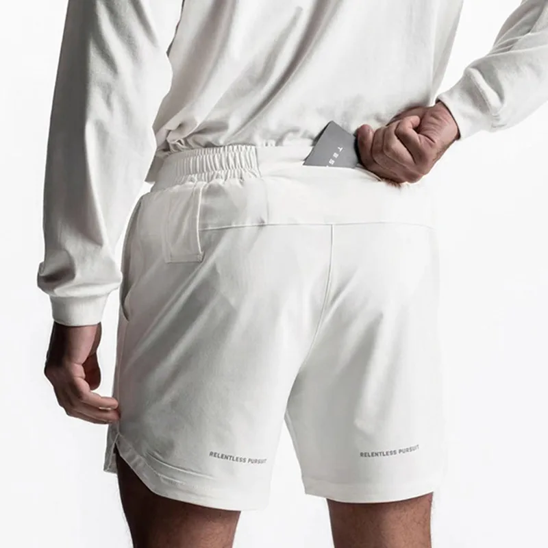 Men's Quick-Drying Shorts Summer Gym Workout Running Basketball Sports Breathable Slim Fit Casual Training Streetwear Fashion‌