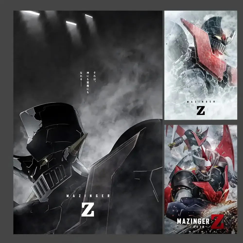 M-Mazinger Z Poster  Big Self-adhesive Art Waterproof Sticker Coffee House Dorm Room Wall Decor