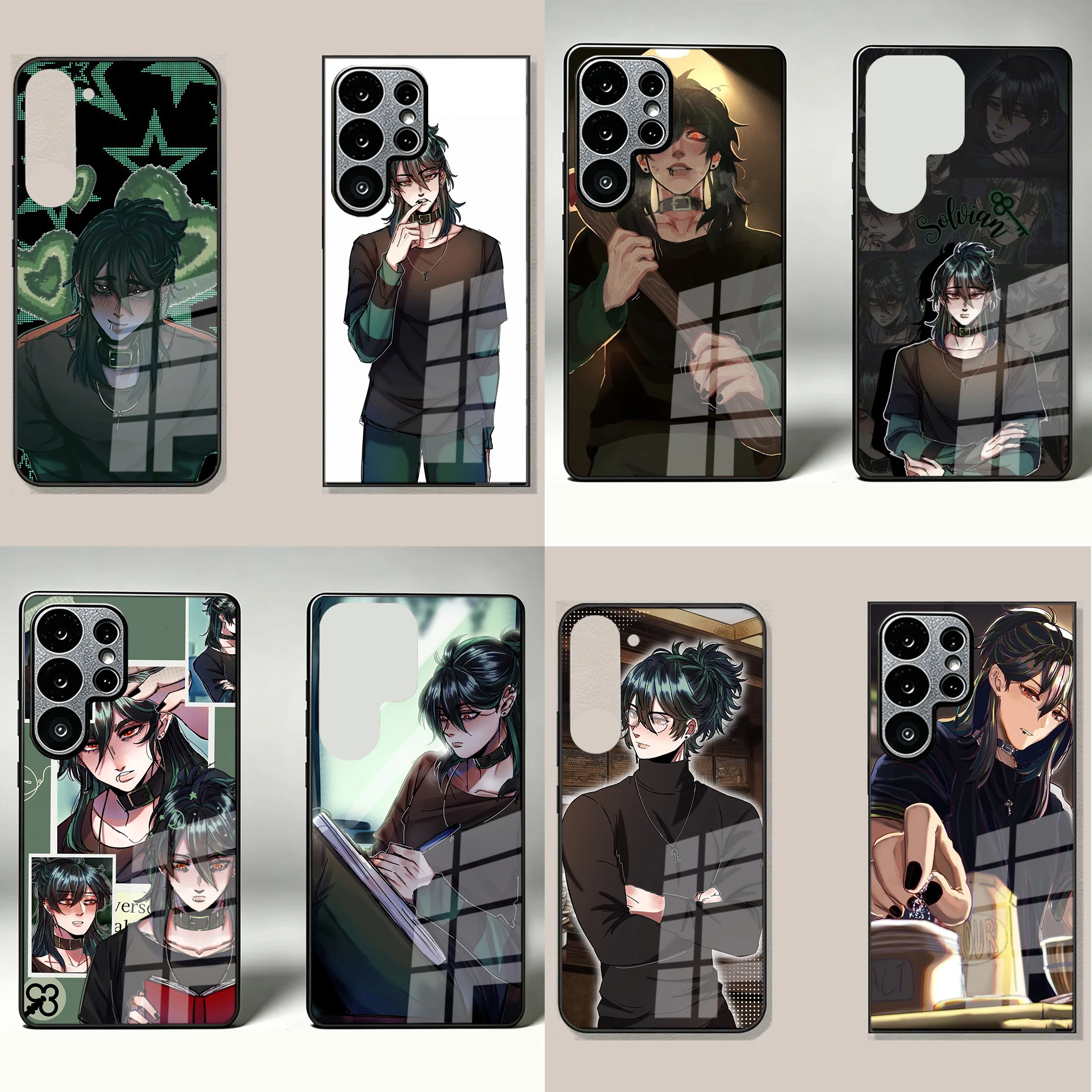 K-Kids At The B-Back S-Solivan Phone Case For Samsung Galaxy S26 S24 FE S25 EDGE S23 S22 ULTRA S21 S20 PLUS S10 LITE Glass Photo