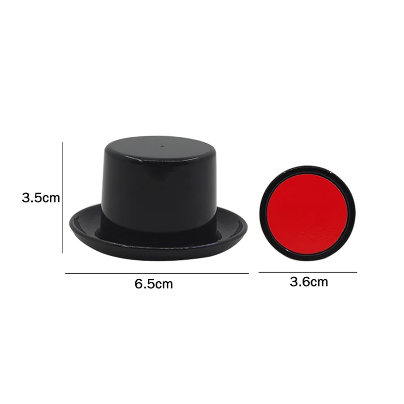 Mystery Of High Hat Magic Hat Rainbow Piece Magic Tricks Close Up Stage Props Magician Kids Easy To Do Toys For Children