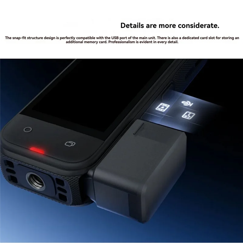 【NOVO】Para Insta360 X5 Leitor de transferência de dados de leitor rápido para câmeras de ação Insta360 para fotógrafos e videógrafos