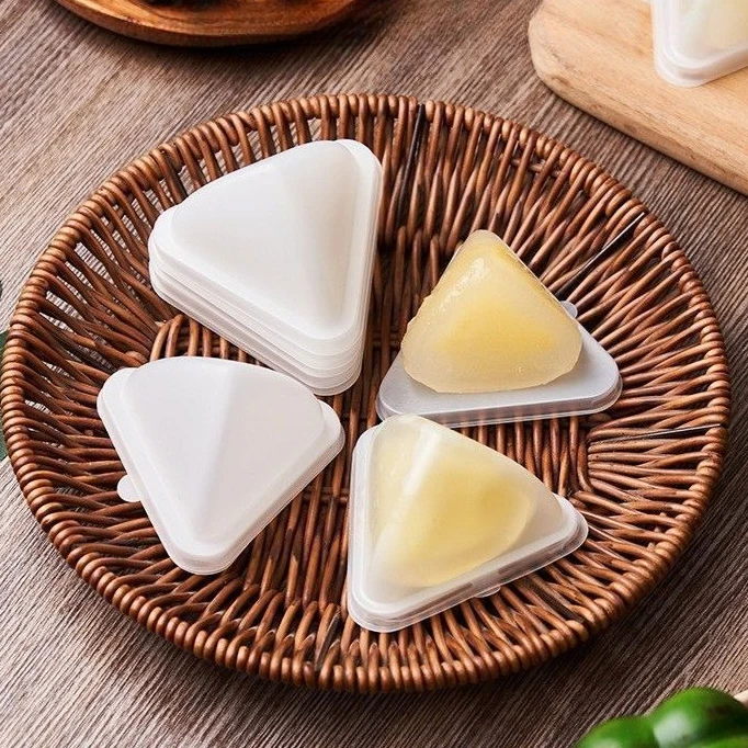 Crystal Durian Triangle Mold Transparent Ice Skin Crystal Mooncake Packaging Box Food Grade Material with No Odor Barware
