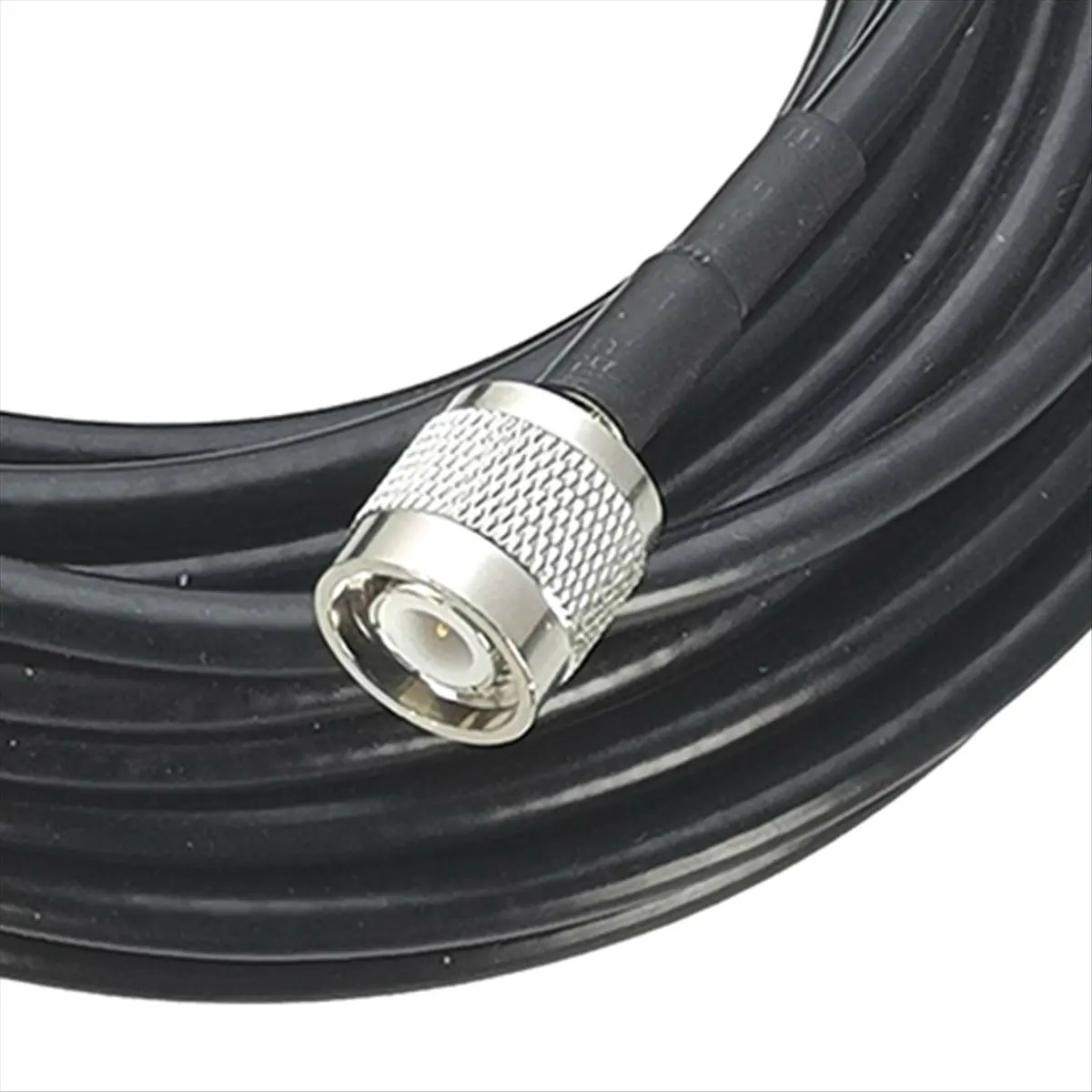 SCLS RG58 TNC Male Plug to TNC Male Plug Right Angle Connector Jumper Pigtail Cable