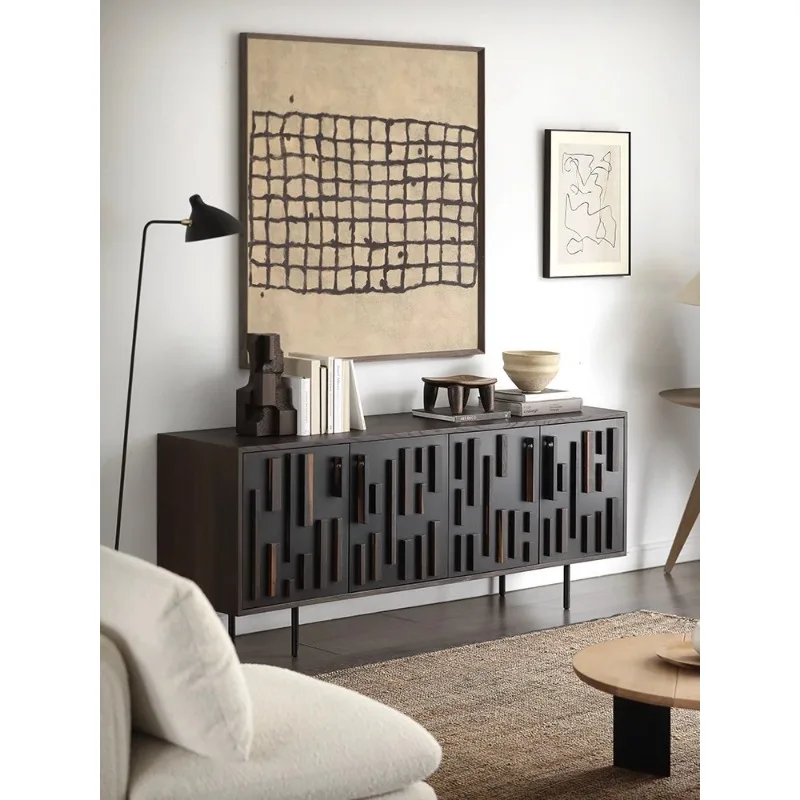 Homestay audio-visual cabinet simple light luxury living room bedroom locker creative side cabinet
