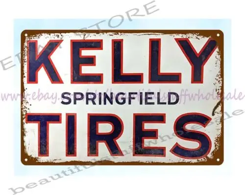 SPRINGFIELD TIRES automotive man cave metal tin sign man garage ideas