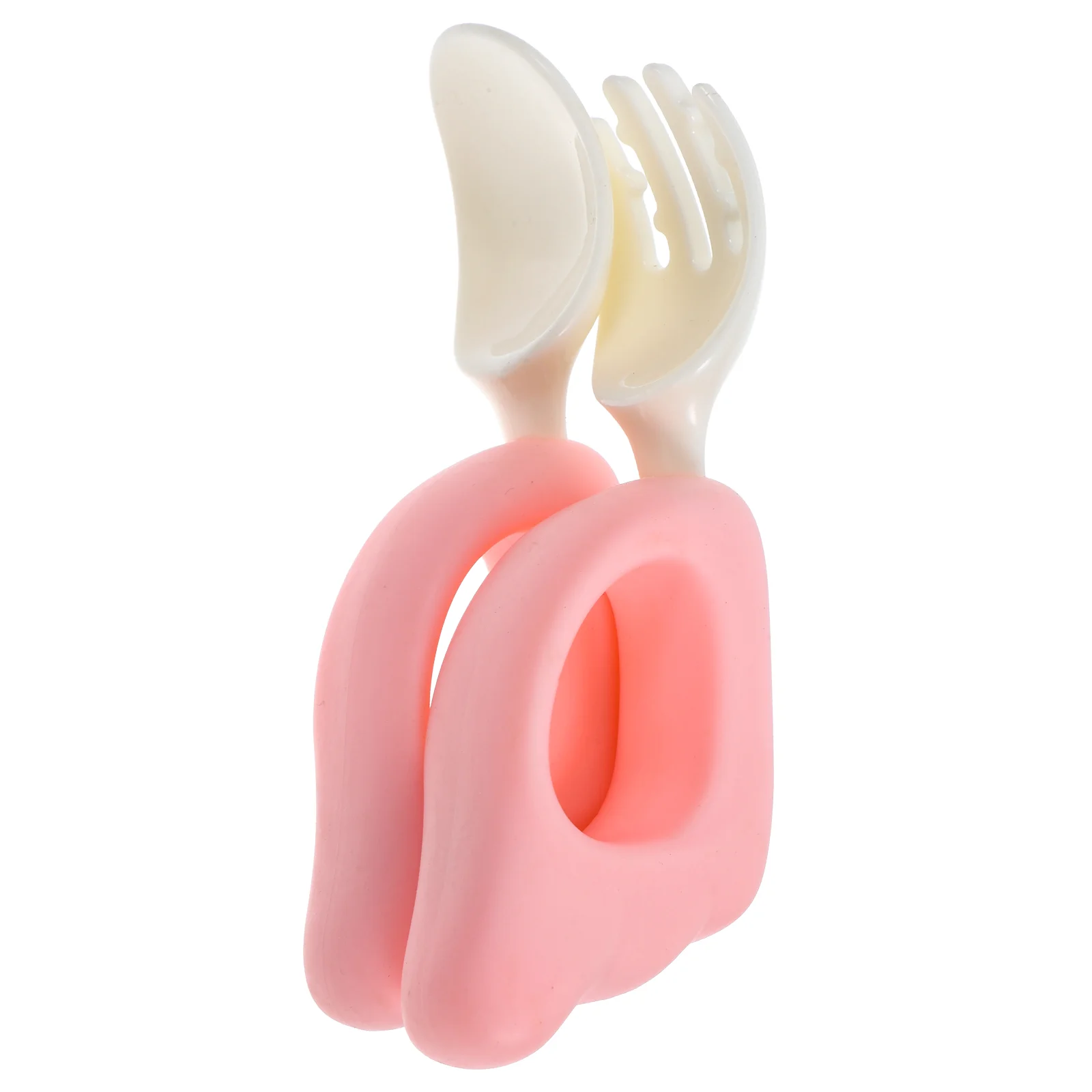 Baby Tableware Training for Cutlery Food Grade Silicone Fruit Spoon Toddler Utensils Spoons Travel