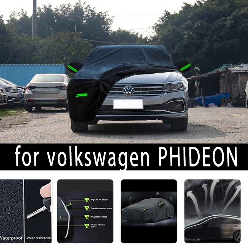 For Volkswagen PHIDEON Protection Full Car Covers Snow Cover Sunshade Waterproof Dustproof Exterior Car accessories