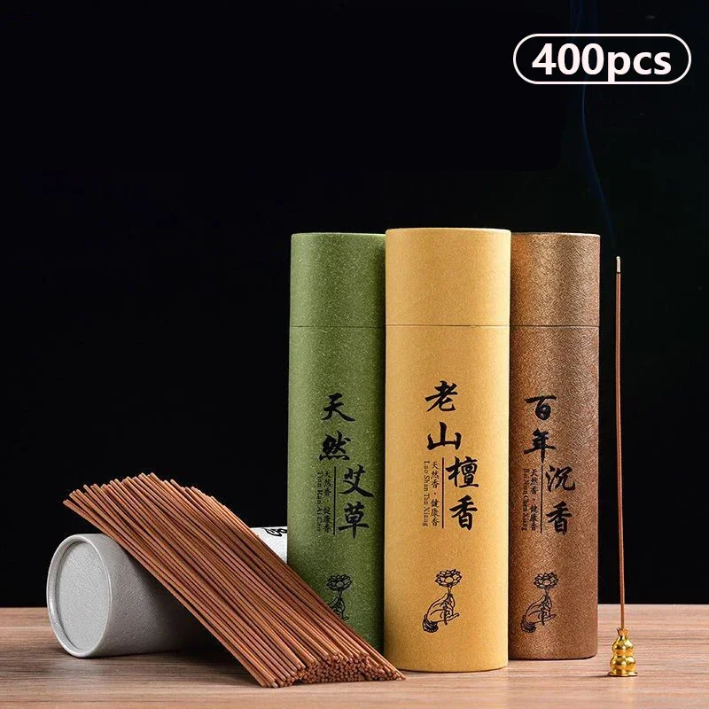 400 Stücke Natürliche Sandelholz Sticks Hause Weihrauch Sticks Segen Zeremonie Gebet Buddha Weihrauch Wermut Sandelholz Adlerholz – Detail 2