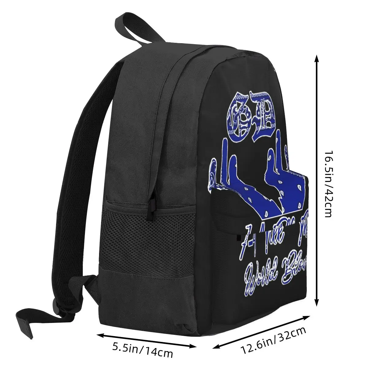 GD 7-4 Till The World Blow Backpack Hot Sale Daypack Large Capacity Kids BookBag School Bag Shoulder Bags for Men Women