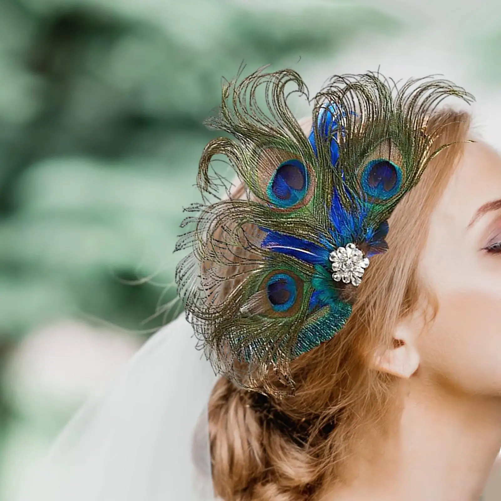 Vintage 1920s Headband Rhinestone Cocktail Party Headwear Hair Accessory