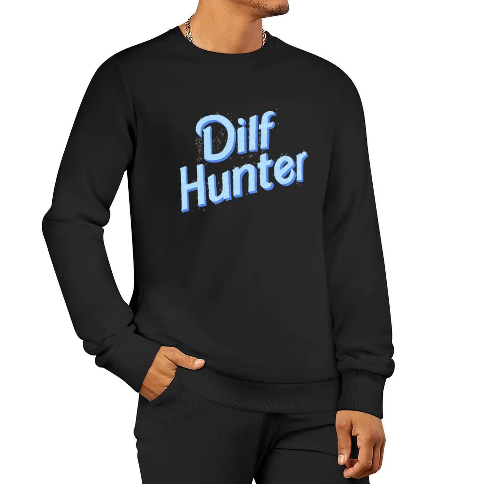

DILF HUNTER! Пуловер с капюшоном мужская одежда мужская одежда блузка зимняя одежда новые толстовки и кофты
