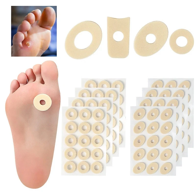 1/10/100Sets Self Adhesive Corn Remover Pads Callus Cushions for Feet Bottom Corn Patches for Foot Toes Blister Bunion Wart Pain