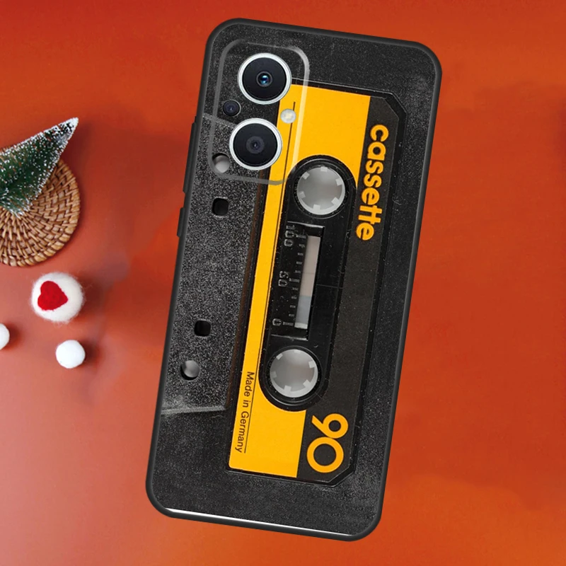 Vintage Cassette tape retro style Funda For OPPO Reno 5Z 4Z 2Z 8T 4 5 6 7 8 Lite 10 Pro OPPO Find X6 Pro X2 X3 X5 Lite Case