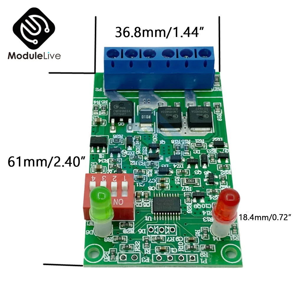 3.7V 7.4V 11.1V Lithium Battery Solar Lawn Light Circuit Board Solar Light Controller Control Board 3A