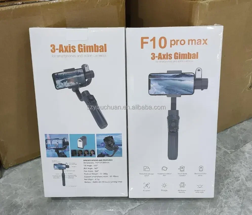 جديد ذكي الهاتف المحمول مثبت Gimbal 360 Ai السيارات تتبع الوجه يده BT Selfie عصا ترايبود المهنية تتبع Gim #1