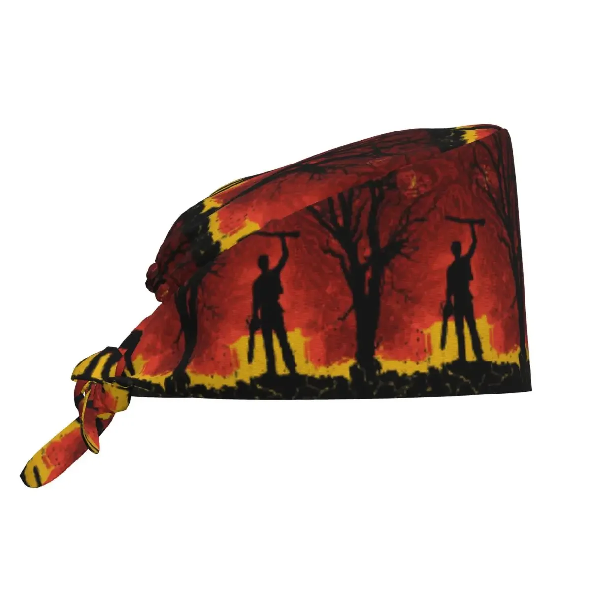 Gorro Quirúrgico Ash Evil Dead, Gorro de Trabajo para Médico, Gorro de Enfermería Unisex Ajustable para Dentista