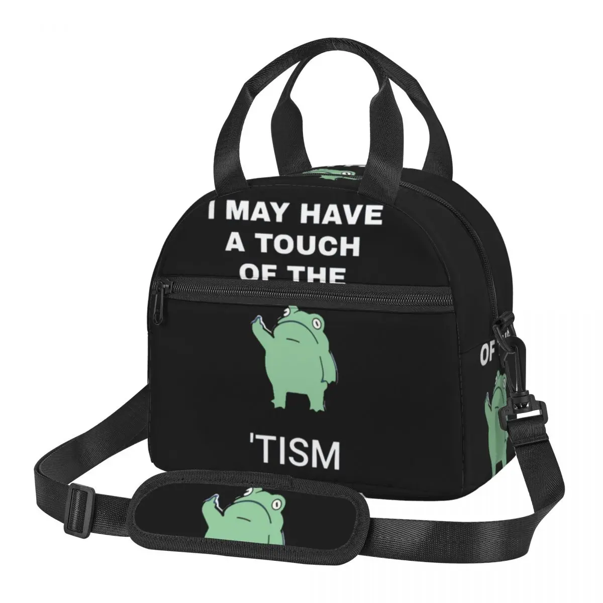 

I May Have A Touch Of The Tism: Термосумка для обедов для женщин и детей, портативный контейнер для еды, термосумка-тоут