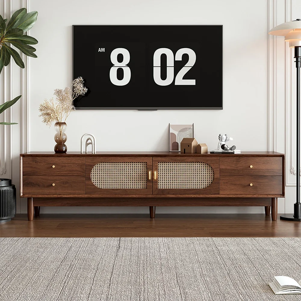 

Salon Luxury Modern Tv Stands Storage Long Large Shelf Mueble Tv Chest Ground Design High Legged Living Room Home Furniture