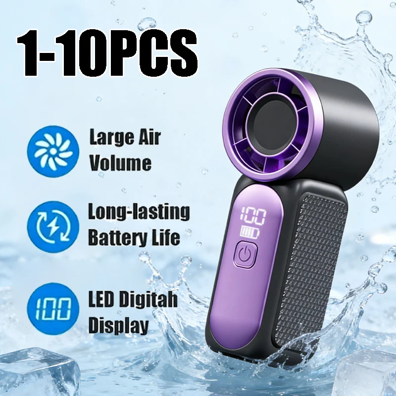 

Мощный мини-вентилятор с технологией Turbo, USB-зарядкой, длительным временем работы и высокоскоростным воздушным потоком