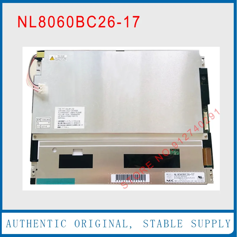NL8060BC26-17 104BLM33 NL8060BC26-27 Original 10.4'' Inch LCD Display Screen Panel For Industrial Equipment LCD 800*600