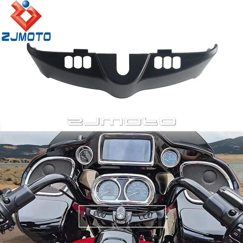 Decorative Batwing Dash Panel Front Fairing Cover For Harley Touring Electra Glide FLHTP FLHTFLHTCU FLHTCUL 2014–2020 Motorcycle