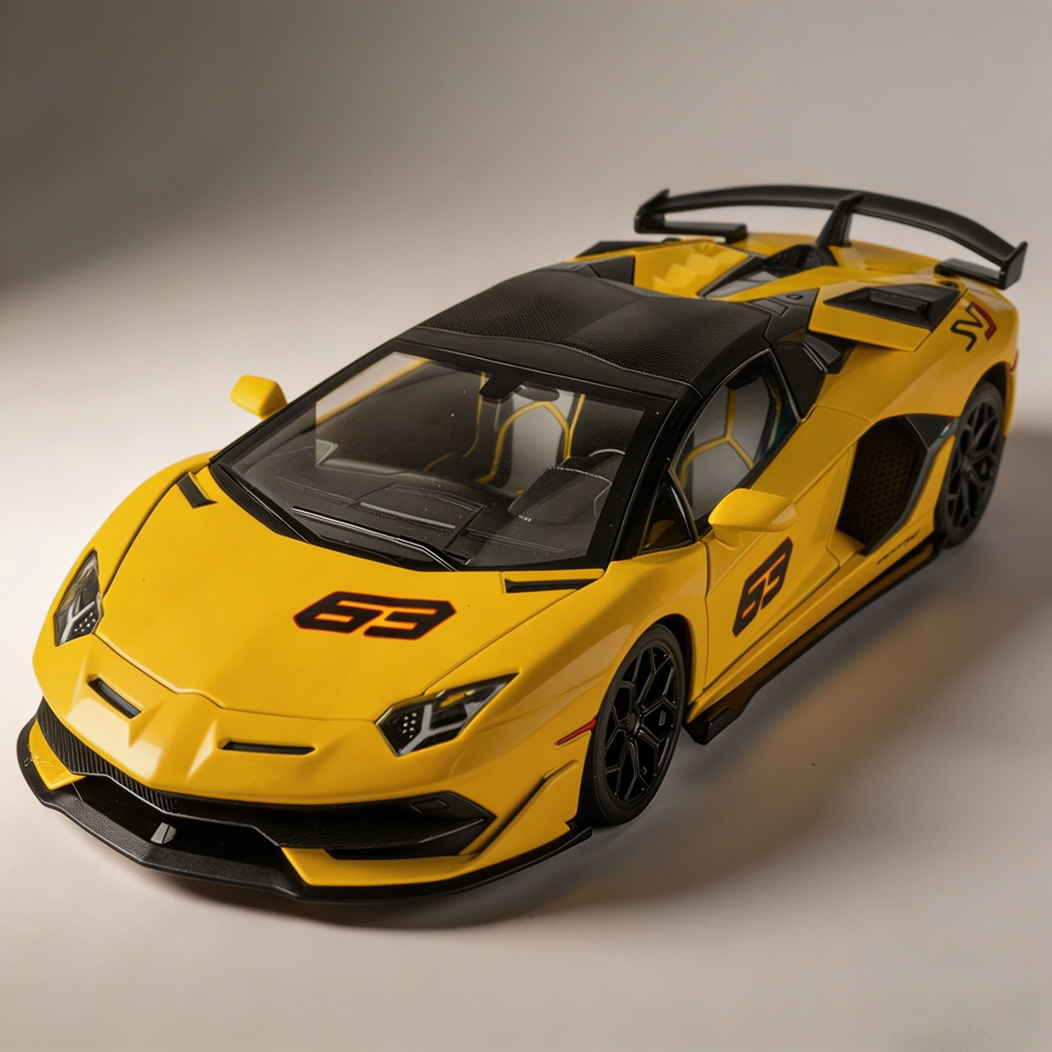 

1:18 Lamborghini Aventador SVJ63 Removable Convertible Version Supercar Alloy Metal Diecast Model Car Decoration Ornament Hobby