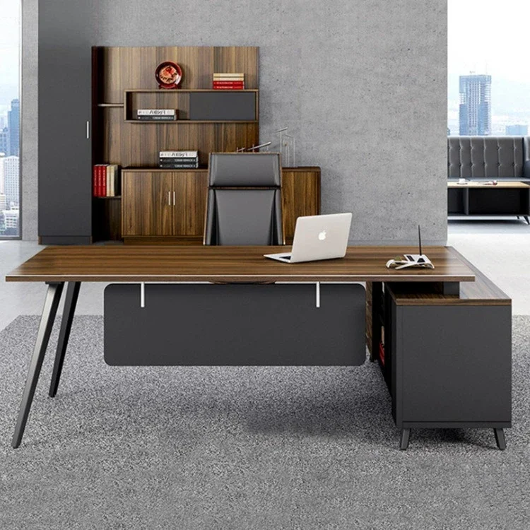 Desk simple modern class desk president board boss table manager table supervisor table and chairs