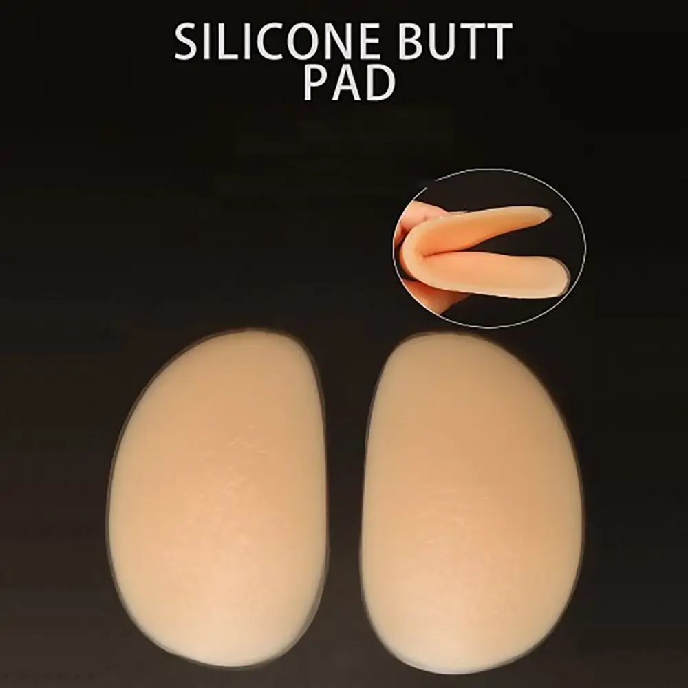 1Pair Delicate Silicone Buttocks Enhancers Comfortable Inserts Natural Looking Butt Pads Push Up Buttocks Contour Men Women