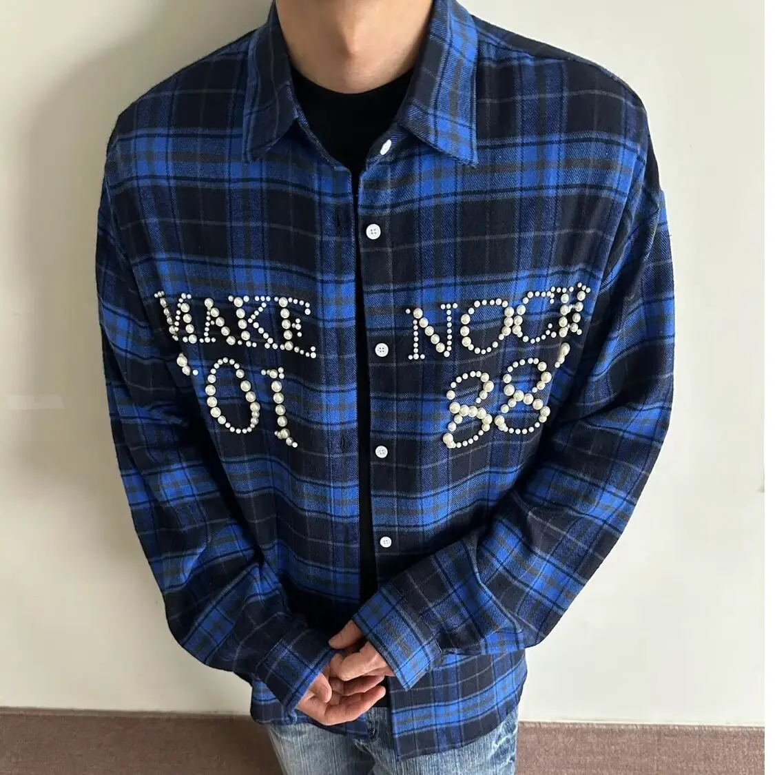

Plaid Shirt Men Shirts 2025 New Spring Summer Fashion Chemise Homme Mens Checkered Shirts long Sleeve Shirt Men Blouse Coat