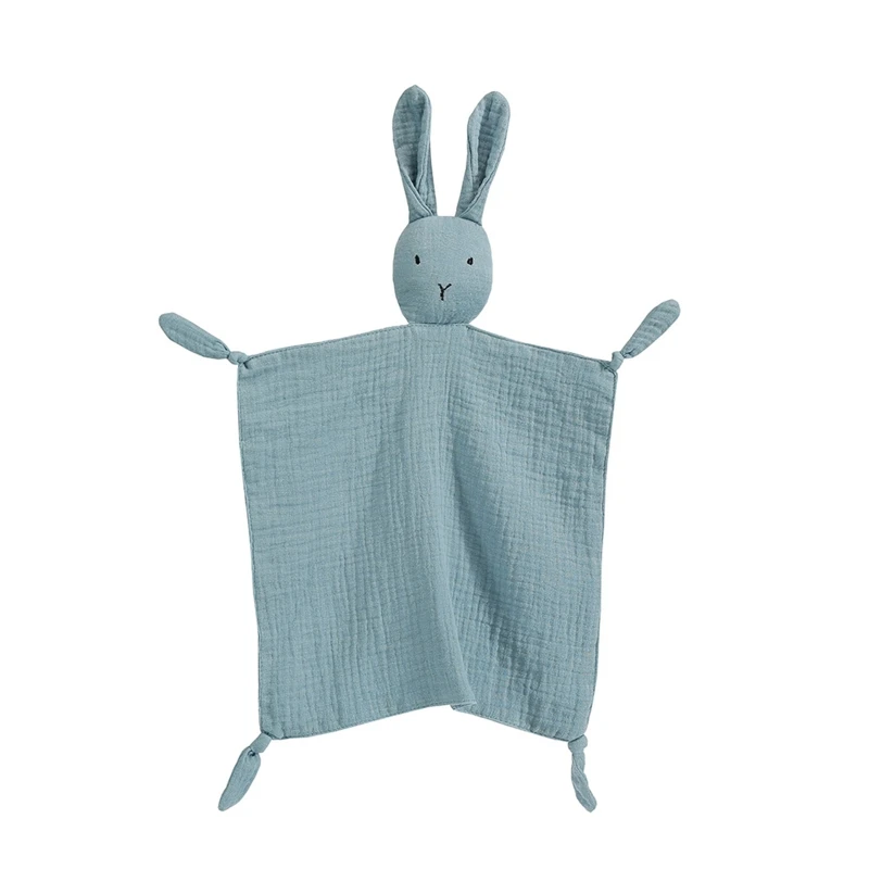 

Baby Security Blanket Soothe Appease Towel Soft Animal Rabbit Doll Teething Bib Infants Comfort Sleeping Nursing Cuddling Toy