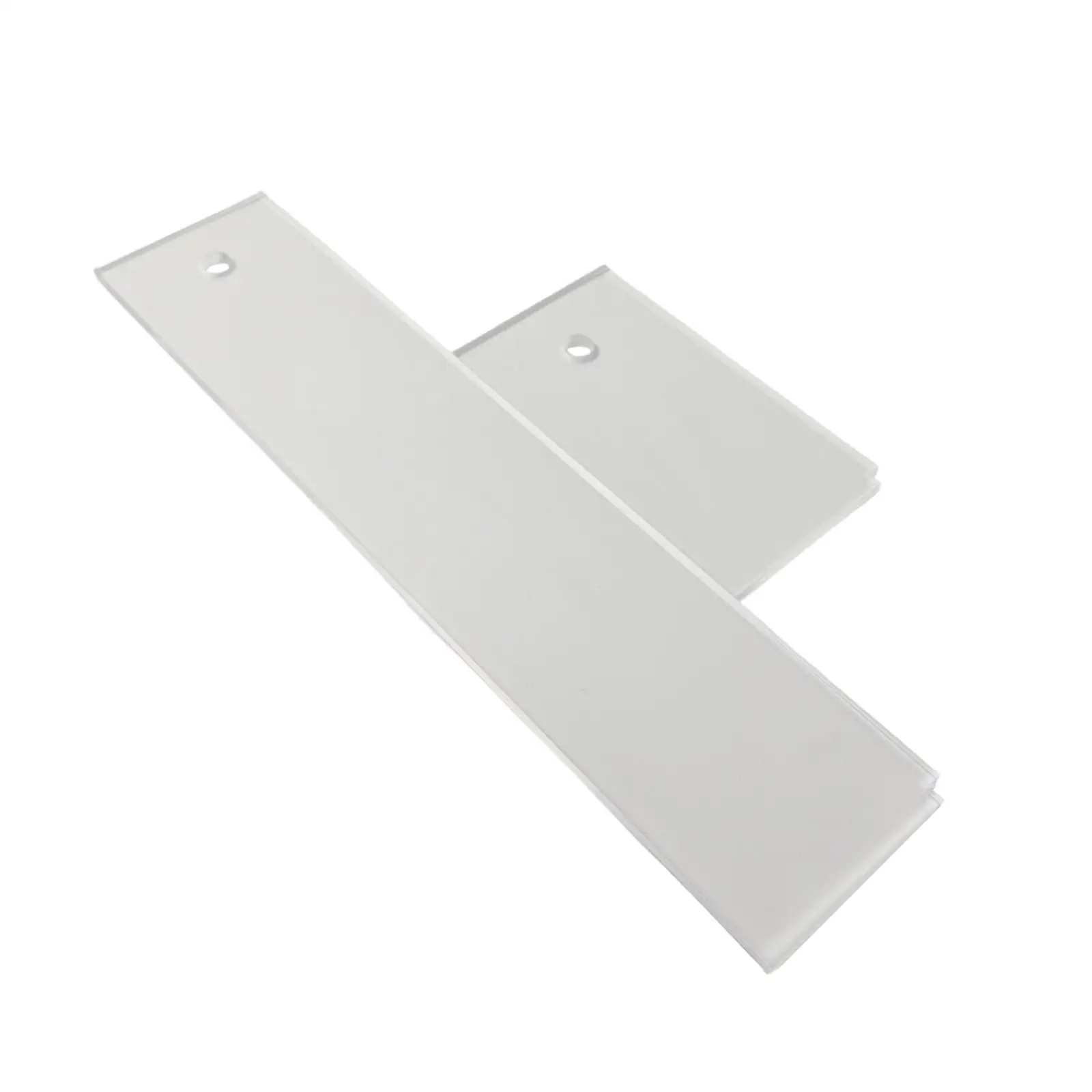 2 Pieces Ski Wax Scraping Straight Easy to Carry,Effortlessly Removal Tool,Snowboard Wax Scraping Double Board Wax Removing