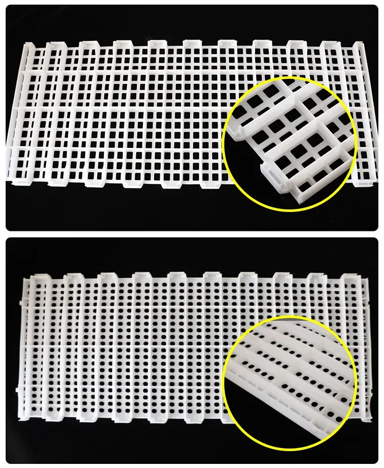 120*50cm Chicken Coop Flooring Plastic Slat Floor for Layer Breeder Chicken Farm Multi-specification