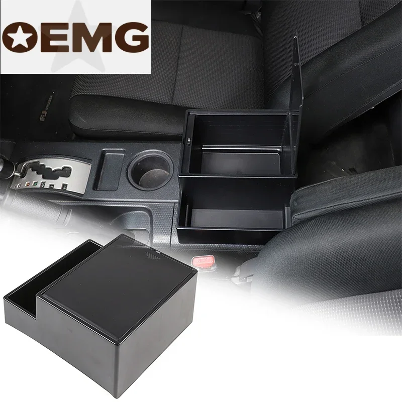 

For Toyota FJ Cruiser 2007-2021 ABS Car Armrest Box Storage Box Upgrade Model to Increase Capacity Interior Accessories