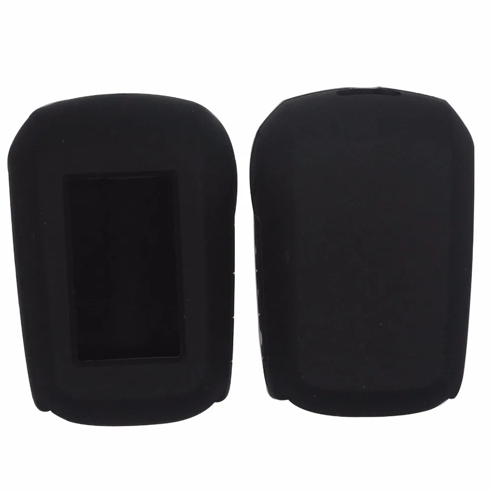 Jingyuqin capa de silicone a92 para starline a95 a94 v62 a62 a64 lcd remoto sistema de alarme de carro em dois sentidos capa de chave de silicone