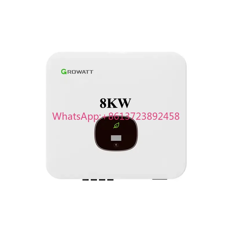 Growatt Solar Inverter 8KW MIN8000TL-X(E) Solar Product 8KW on Grid Growatt Solar Inverter for Smart Home