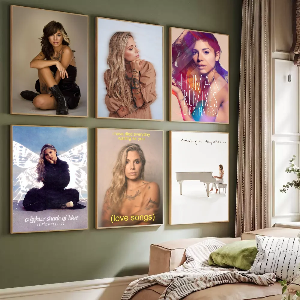 American singer C-Christina PerriS Poster Prints Artwork festival Bedroom Club living room Home Deco