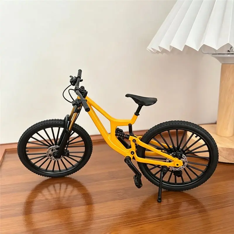 ABUM-New Simulated Metal Die-Cast Mini Finger Mountain Bike Collectible Gift Toy For Ages 14 And Up