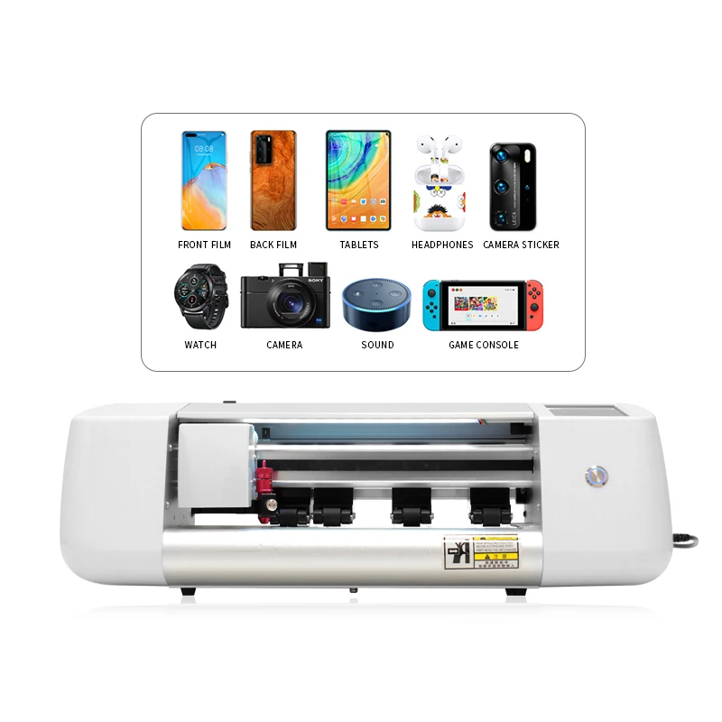 

Factory Direct Tpu Hydrogel Film Cutting Machines Plotter Back Stickers Mobile Phone Skin Cutter Screen Protector Making Machine