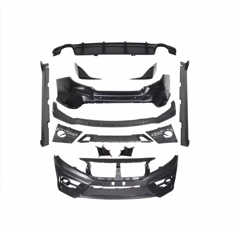 Carbon Fiber Front Lip Body Kit Fit For Civic 10th Gen FK7 Sedan Hatchback 2016-2020