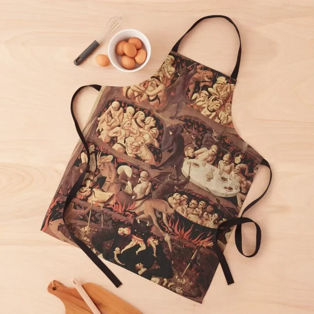 

HD The Last Judgment (Fra Angelico, Florence) HIGH DEFINITION Apron Beauty Woman Kitchen Kitchen Chef Apron