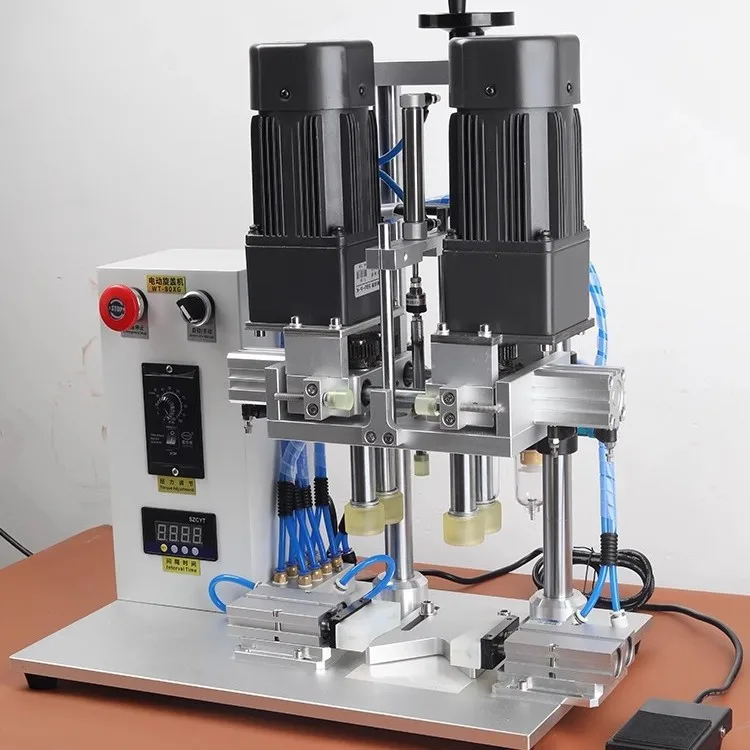 Small Automatic Capping Plastic Cap Screwing Machine Tightening Device Spray Bottle Inner Stopper Rolling Equipment