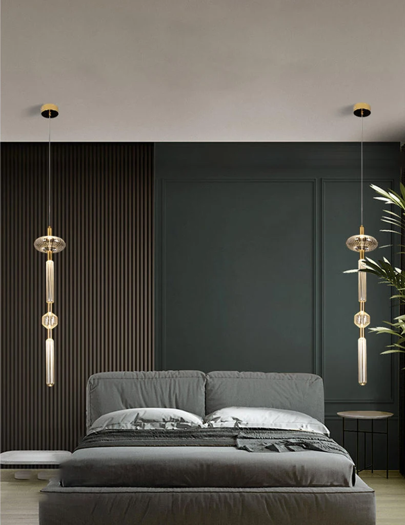 Novelty Clear Glass Gold Chandeliers