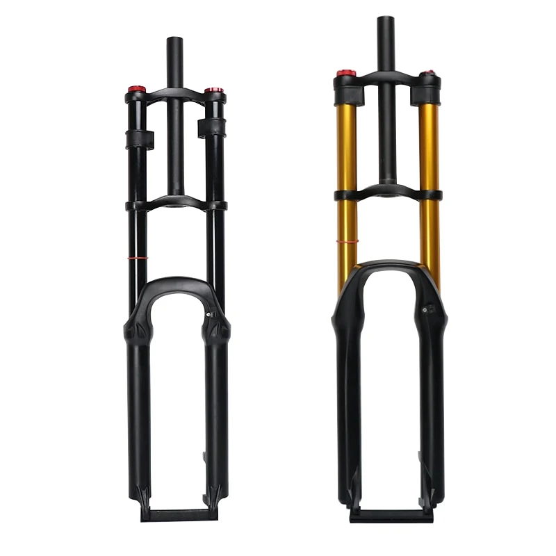 

STLF Bicycle Double Crown Suspension Fork air Lockable Bike Fork Damping Adjustable 26/27.5/29 Mtb Suspension Fork