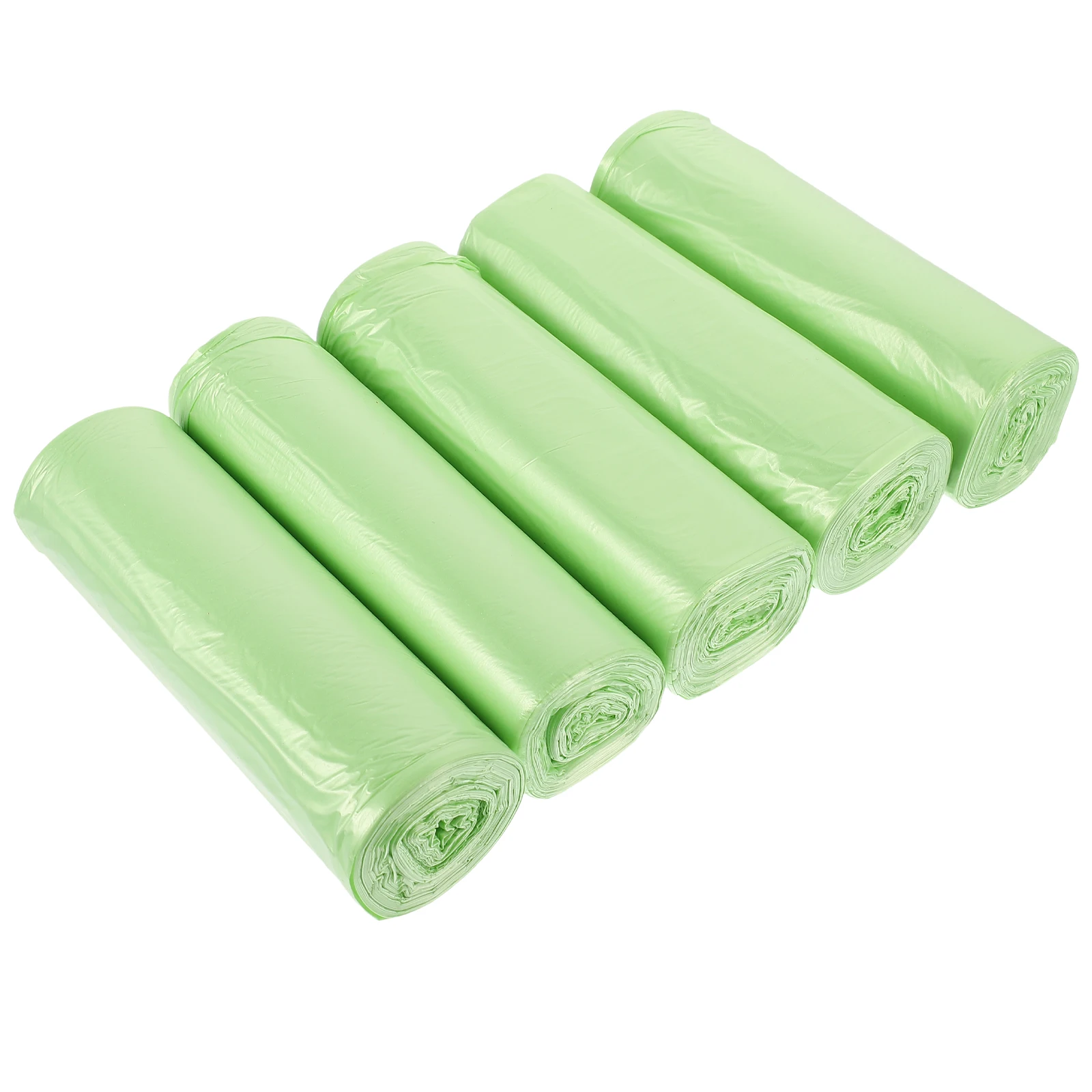 

100 Pcs Trash Bag Thick Garbage Refuse Degradable Plastic Purple Rubbish Office