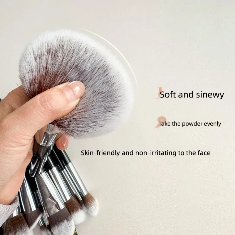 Conjunto de pincéis de maquiagem: 30 pincéis de corretivo em forma de língua, pó solto, pincéis de sombra, conjunto de ferramentas especiais para artistas de maquiagem