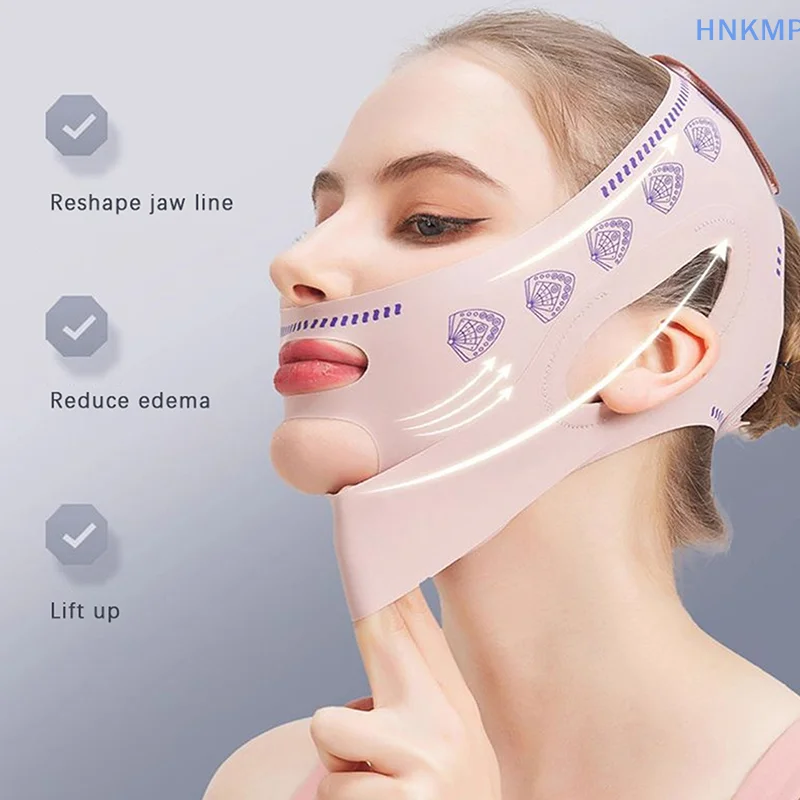 Face Mask V Lifting V Line Shape Face Lift UP Facial Slimming Bandage Mask Cheek Chin Neck Slimming Thin Belt